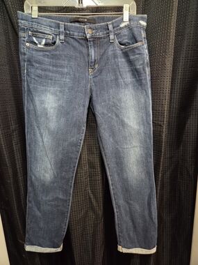 Joe's Jeans Fit24:Kicker Dark Blue Cropped Ankle Jeans Size 28